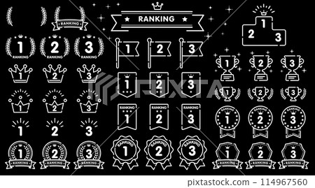 向量排名圖示集 114967560