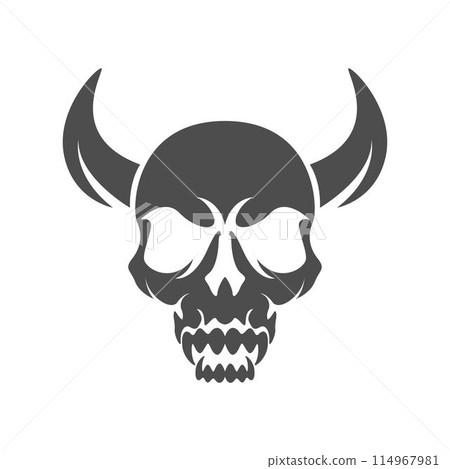 Devil icon logo design Devil icon logo design 114967981