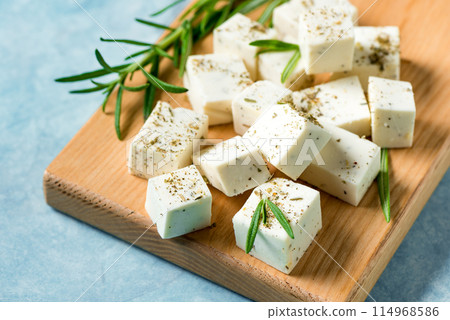 Greek Feta Cheese 114968586