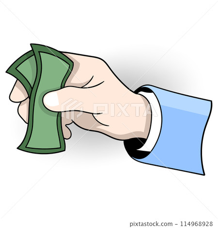 hands are carrying money to be donated hands are carrying money to be donated 114968928