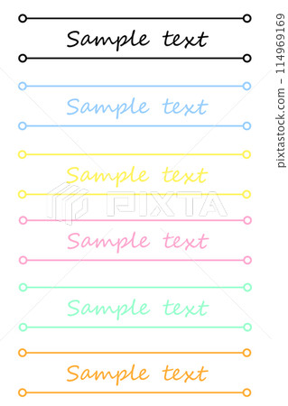 簡單線框處理套裝 114969169