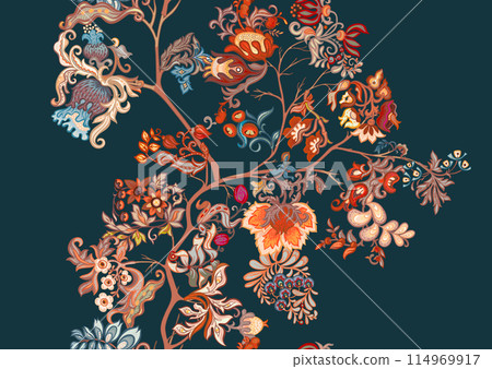 Fantasy, alien flowers, decorative flowers  114969917