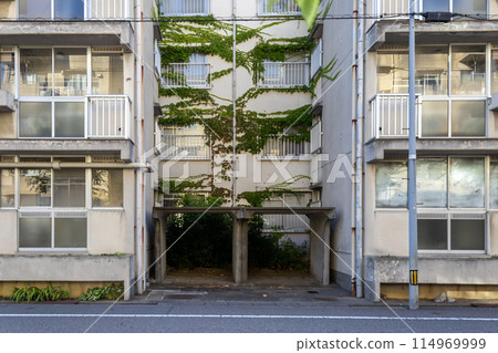 Abandoned apartment building, Kanazawa, Japan. 114969999