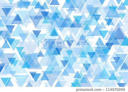 背景材質_三角形_藍色 114970099