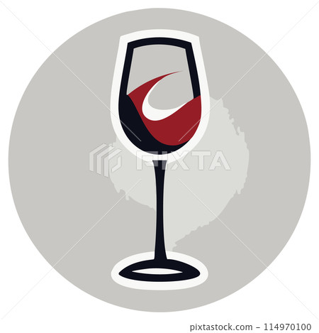 Wine glass icon 114970100