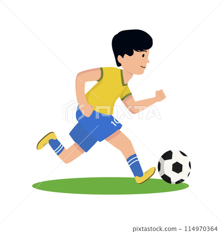 cute football player character cute football player character 114970364