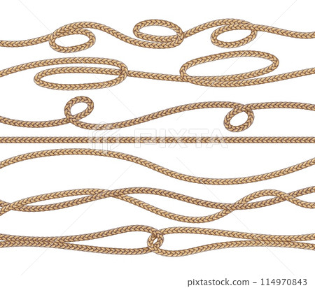 Cartoon fiber ropes 114970843