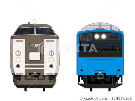京都列車No.3_183系列2700系列/201系列 114971106