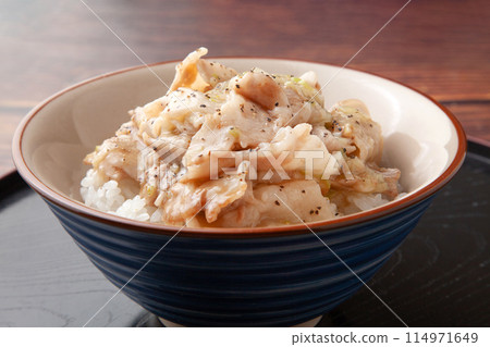 五花肉蔥鹽碗 五花肉蔥鹽碗 114971649