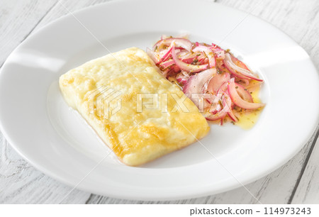 Fried greek cheese Fried greek cheese 114973243