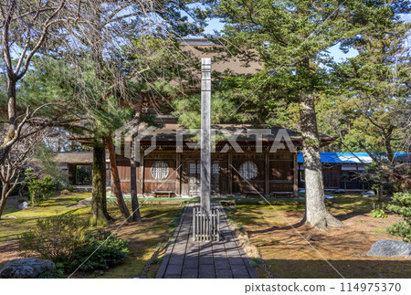 Daijouji, a Soto zen buddhist temple, Kanazawa, Japan. Daijouji, a Soto zen buddhist temple, Kanazawa, Japan. 114975370