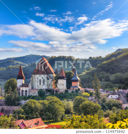 Amazing medieval architecture of Biertan fortified Saxon church in Romania Amazing medieval architecture of Biertan fortified Saxon church in Romania 114975692
