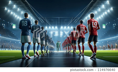 足球比賽入口場景 114976640