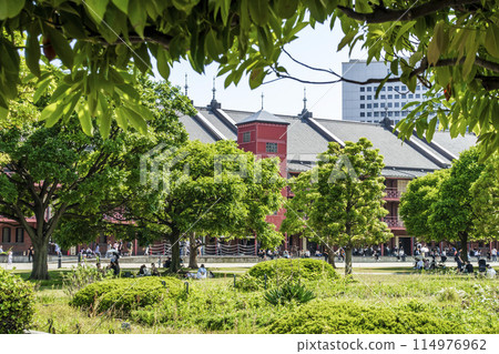 橫濱港未來新港地區的風景 橫濱港未來新港地區的風景 114976962