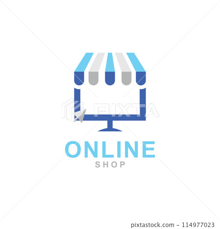 Vector Online Shop Logo Icon Vector Online Shop Logo Icon 114977023