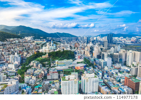 從釜山塔觀看城市景觀 114977178
