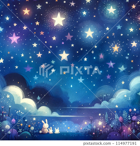 有星星的夜空 114977191