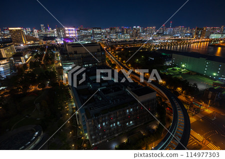 東京夜景 從電信中心展望室看到的夜景 114977303