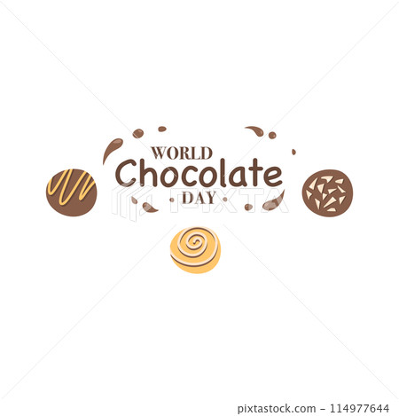 Set of different chocolate candies Set of different chocolate candies 114977644