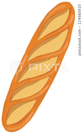 simple french bread illustration simple french bread illustration 114980910