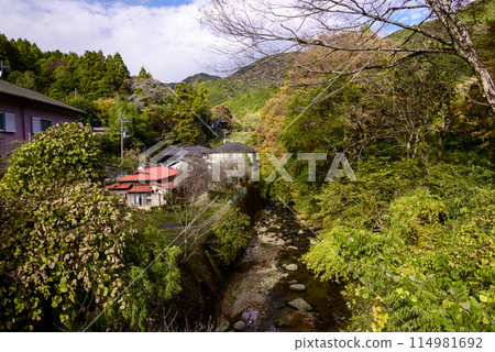 Landscape in late autumn 114981692