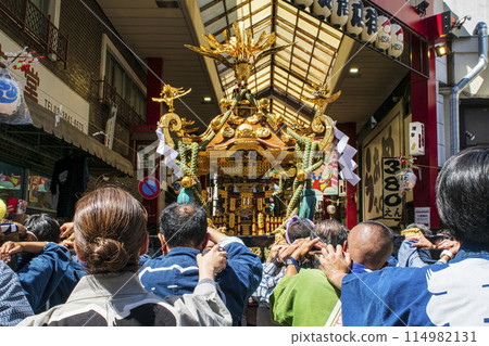 淺草三社祭神轎東鄉鎮神轎聯盟東鄉淺草久子通商店街 114982131