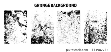Grunge overlay texture. Old dirty concrete background with cracks and scratches. Distressed grainy surface. Vintage urban backdrop. Scraped and stained design element. Vector illustration Grunge overlay texture. Old dirty concrete background with cracks and scratches. Distressed grainy surface. Vintage urban backdrop. Scraped and stained design element. Vector illustration 114982715