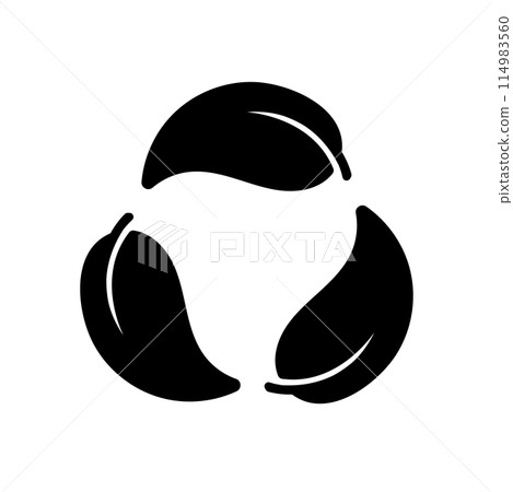 生態主題(葉)向量圖示說明(生態/生態/SDG) 生態主題(葉)向量圖示說明(生態/生態/SDG) 114983560