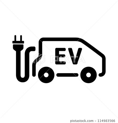 EV (electric vehicle) vector icon illustration (eco, ecology, SDGs) EV (electric vehicle) vector icon illustration (eco, ecology, SDGs) 114983566