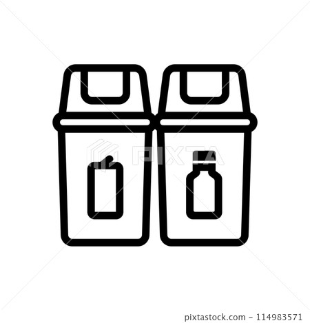 垃圾分類向量圖示說明（生態/生態/永續發展目標） 114983571