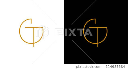 Unique and Modern GT logo design Unique and Modern GT logo design 114983684