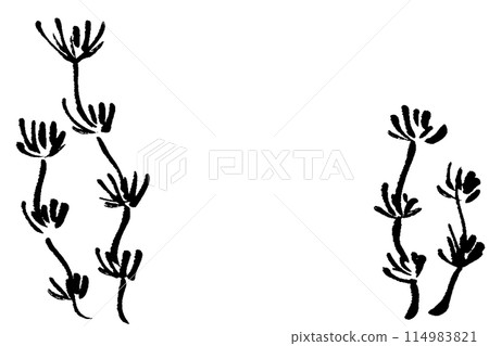 松本的簡單畫筆描邊線畫插圖 松本的簡單畫筆描邊線畫插圖 114983821