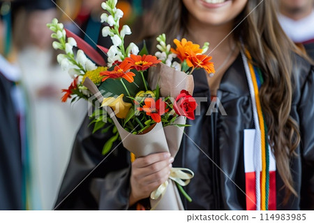 Graduation, cap-and-gown moments, commencement speeches achievement. Graduation, cap-and-gown moments, commencement speeches achievement. 114983985