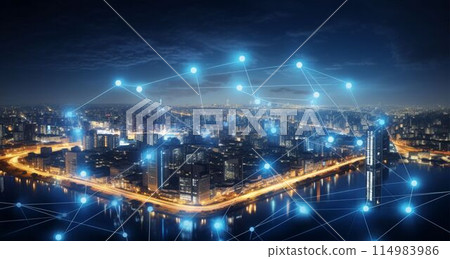 panorama at night 114983986