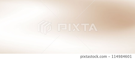 Smooth beige wave gradient background. Soft silk ecru liquid wallpaper. Buff color texture for banner, flyer, presentation, graphic design, leaflet. Abstract blurred wavy backdrop cover. Vector Smooth beige wave gradient background. Soft silk ecru liquid wallpaper. Buff color texture for banner, flyer, presentation, graphic design, leaflet. Abstract blurred wavy backdrop cover. Vector 114984601