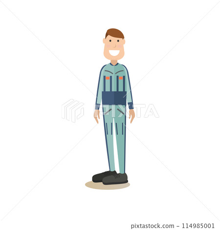 Space people concept flat vector illustration Space people concept flat vector illustration 114985001