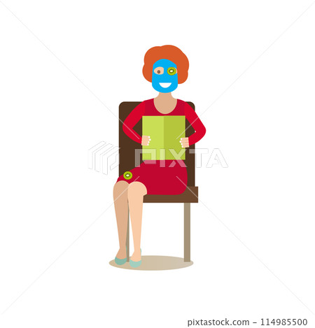 Spa people concept vector flat illustration 114985500