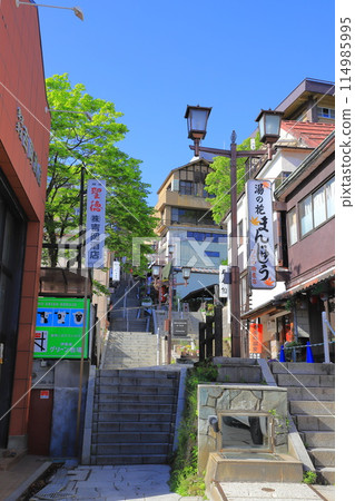 Ikaho Onsen Stone Stairway 114985995