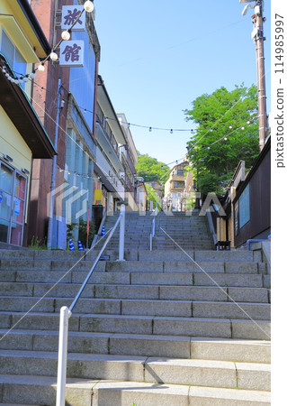 Ikaho Onsen Stone Stairway Ikaho Onsen Stone Stairway 114985997