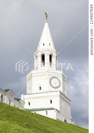 The Spasskaya Tower of the Kazan Kremlin The Spasskaya Tower of the Kazan Kremlin 114987684
