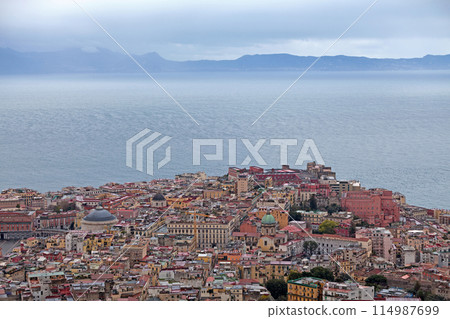 Cityscape of Naples in Italy Cityscape of Naples in Italy 114987699