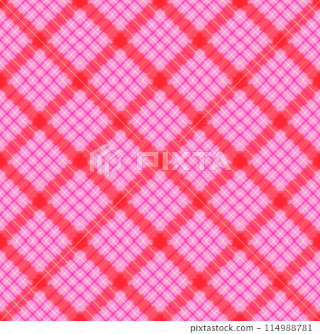Crayon-style checkered pattern [seamless] 114988781