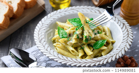 Penne Genovese（北海道鮮奶油餘韻）濃鬱濃鬱的Genovese醬 114989081