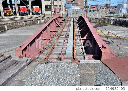 津山真比野鐵道博物館「扇形機車段」和各種舊機車組 114989403