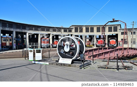 Tsuyama Learning Railway Museum "Roundhouse" and various vintage trains Tsuyama Learning Railway Museum "Roundhouse" and various vintage trains 114989463