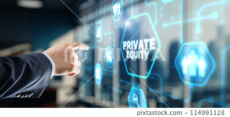 Private equity investment business concept. Technology Internet concept Private equity investment business concept. Technology Internet concept 114991128
