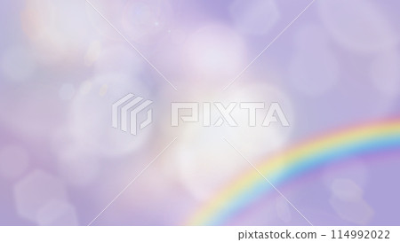 紫色背景彩虹圖片素材 114992022
