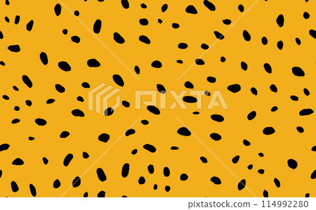 Abstract modern leopard seamless pattern. Animals trendy background. Color decorative vector stock illustration for print, card, postcard, fabric, textile. Modern ornament of stylized skin Abstract modern leopard seamless pattern. Animals trendy background. Color decorative vector stock illustration for print, card, postcard, fabric, textile. Modern ornament of stylized skin 114992280