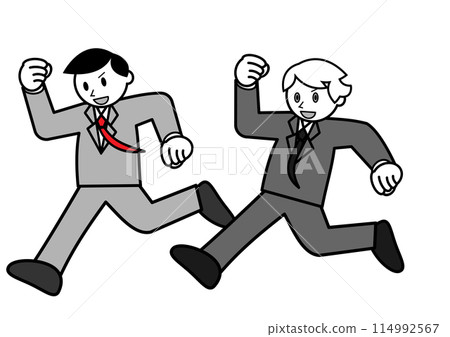 Business people who run Business people who run 114992567