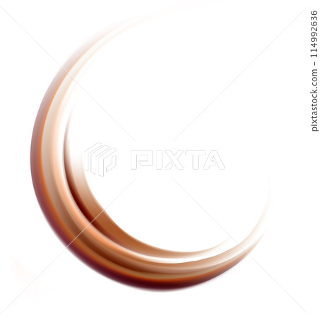 Vector background of swirling creamy chocolate texture 114992636